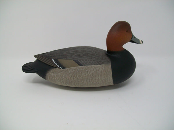 Rick Brown Redhead Drake, Slightly Turned Head, Third Size, Signed  (#3229)