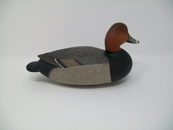 Rick Brown Redhead Drake, Slightly Turned Head, Third Size, Signed  (#3229)