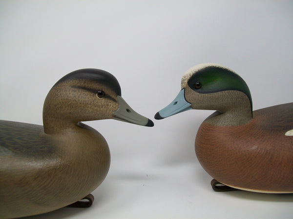Rick Brown, Pair of Widgeon, Signed and Dated   (#3274)