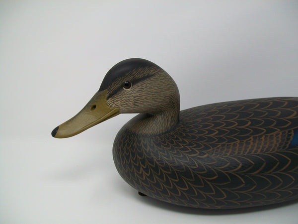 Rick Brown Blackduck, signed, dated, lead weight, rigging strap, brass tag.  (#3275)