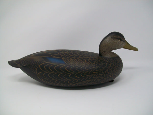 Rick Brown Blackduck, signed, dated, lead weight, rigging strap, brass tag.  (#3275)