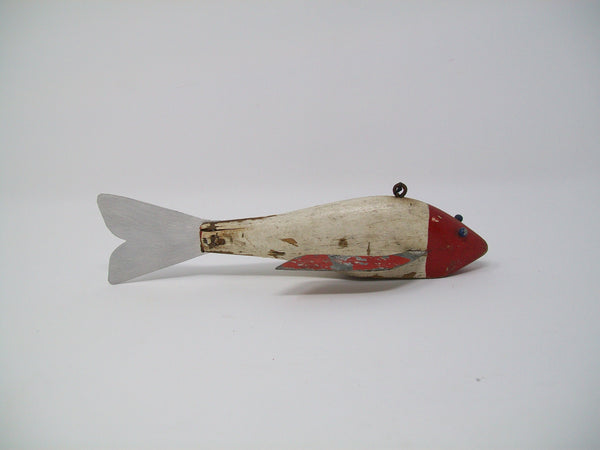 Minnesota Red & White Fish Spearing Decoy  (#3303)