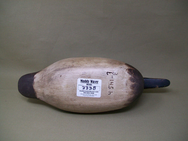 Mason Canvasback Hen Detroit Grade Mostly Repainted, Circa 1920's   (#3338)