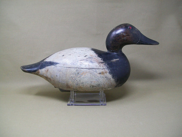 Mason Premier Canvasback Drake, Mostly Original Paint Circa 1920's  (#3341)