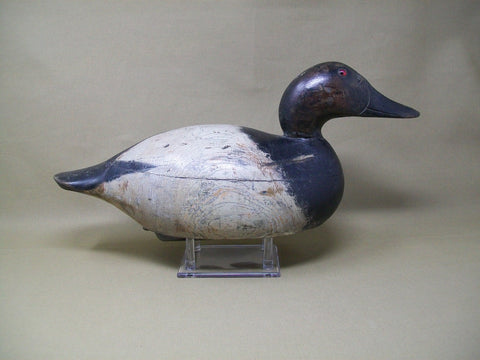 Mason Premier Canvasback Drake, Mostly Original Paint Circa 1920's  (#3341)