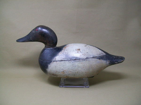 Mason Premier Canvasback Drake, Mostly Original Paint Circa 1920's  (#3341)