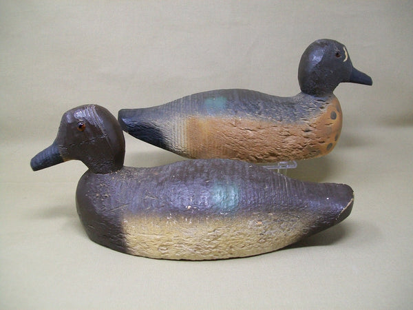 Animal Trap Blue Wing Teal Pair, Stamped  (#3365)
