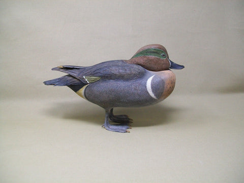 Full Size Standing Green Wing Teal (#3366)