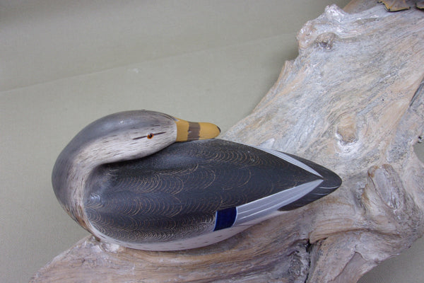 Ken Weeks 1/3 Size Mallards on Driftwood- All original (#3400)
