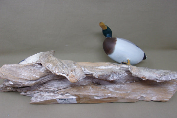 Ken Weeks 1/3 Size Mallards on Driftwood- All original (#3400)