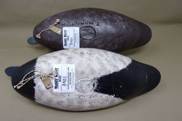 john Hamilton Redhead Pair, Weighted, Stamped (#3401)