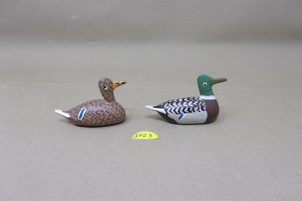 Huck Brown Miniature Mallards, Pair  (#3423)