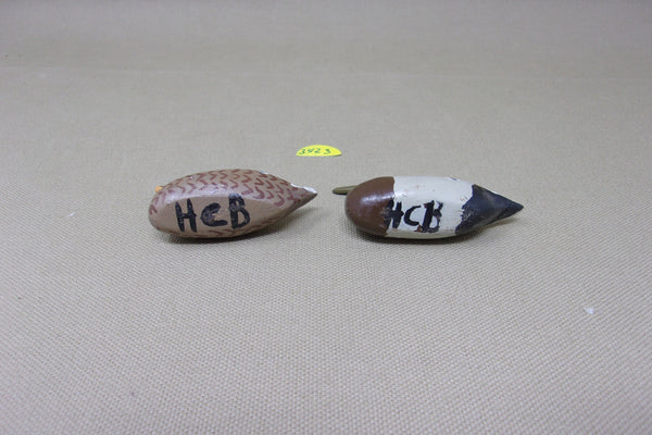 Huck Brown Miniature Mallards, Pair  (#3423)
