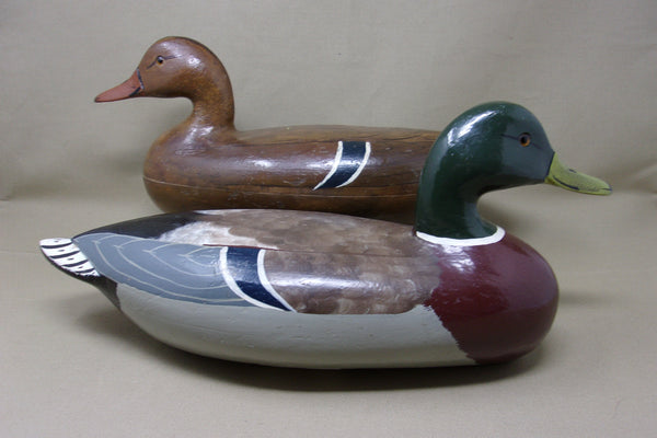 Perdew Mallard  Rigmate Pair- Worley Rig Brand, Circa 1930's  (#3436)