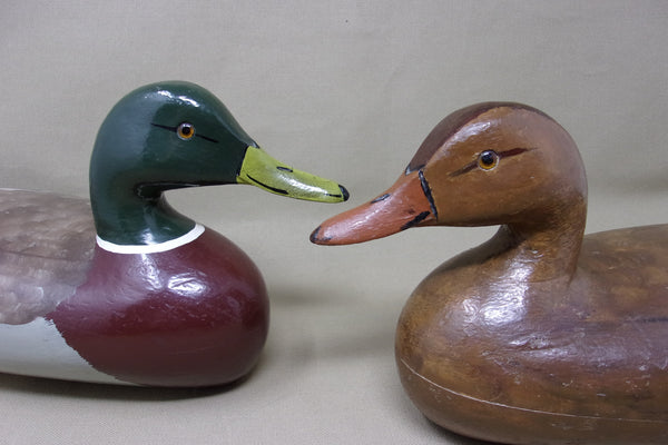 Perdew Mallard  Rigmate Pair- Worley Rig Brand, Circa 1930's  (#3436)