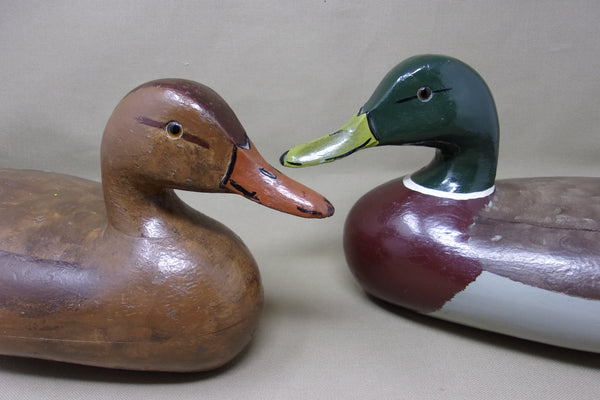 Perdew Mallard  Rigmate Pair- Worley Rig Brand, Circa 1930's  (#3436)