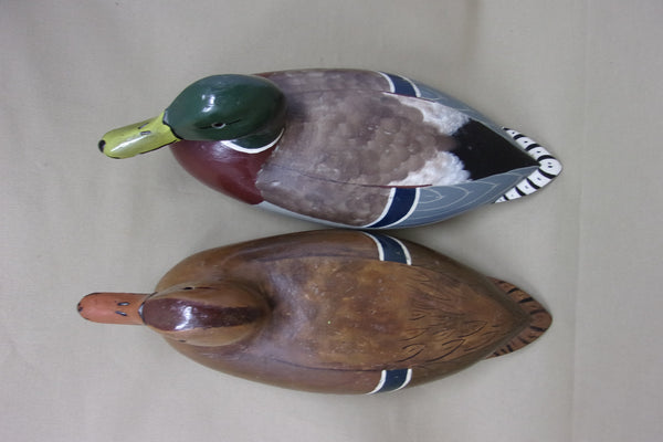 Perdew Mallard  Rigmate Pair- Worley Rig Brand, Circa 1930's  (#3436)