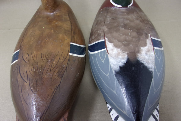 Perdew Mallard  Rigmate Pair- Worley Rig Brand, Circa 1930's  (#3436)