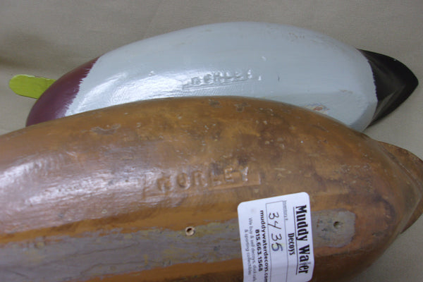 Perdew Mallard  Rigmate Pair- Worley Rig Brand, Circa 1930's  (#3436)