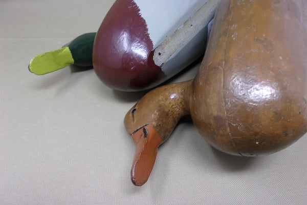 Perdew Mallard  Rigmate Pair- Worley Rig Brand, Circa 1930's  (#3436)