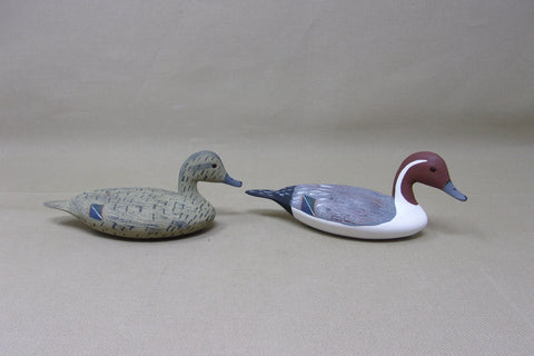 Wilfred Bush Quarter Size Pintails Pair  (#3476)