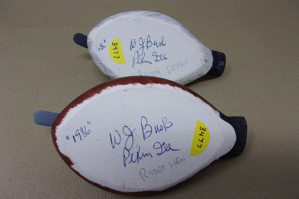 Wilfred Bush Mini Ruddy Ducks Pair (#3477)