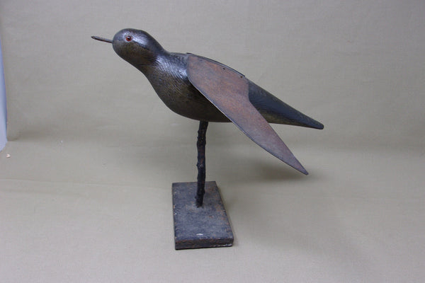Mason Style Dove with Metal Wings (#3492)