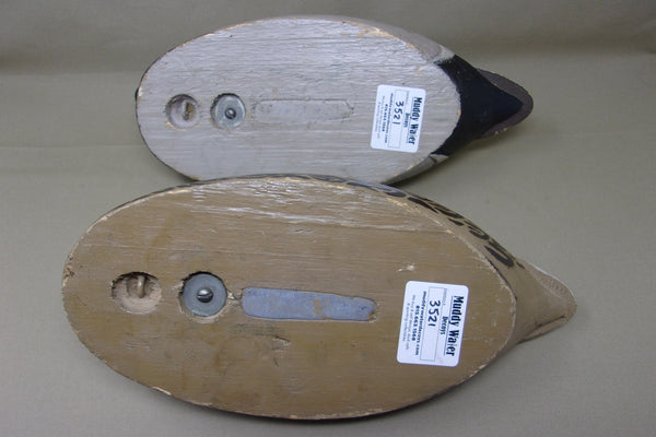 Al Ries Tru-Dux, Pair of Mallards, Original Paint, Circa 1940's  (#3521)