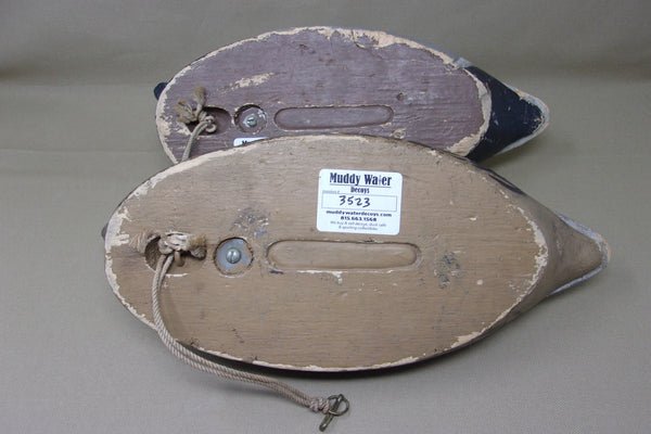 Al Ries Tru-Dux Pair Mallards Original, Circa 1930's-40's  (#3523)