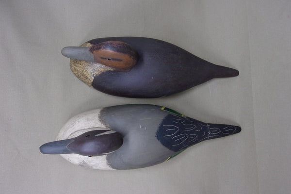 Pintails Pair, Drake has unique removable tail, Circa 1910-30's (#3533)