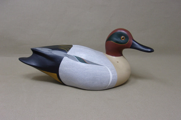 Dave Frier Green Wing Teal Drake  (#3575)