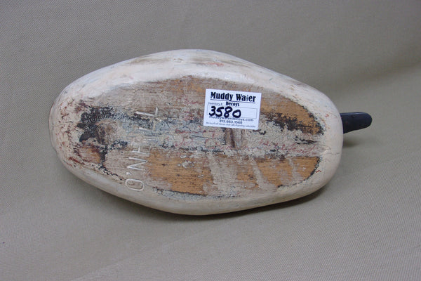 Bufflehead Drake, Original Paint, O'Neill Brand, Circa 1940's  (#3580)