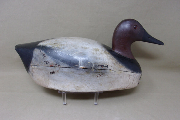 Roy Fahrner Pair of Canvasbacks, Canada, all original  (#3704)