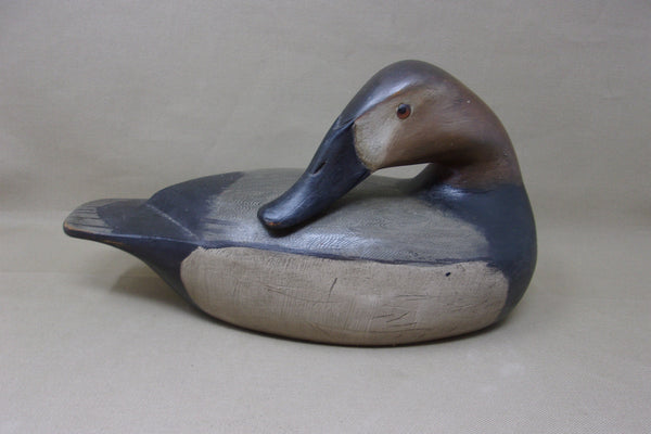Mike Borrett Working Canvasback Pair  (#3705)