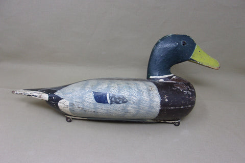 Fred Bailey Mallard Drake, Original Paint, Circa 1940's  (#3729)