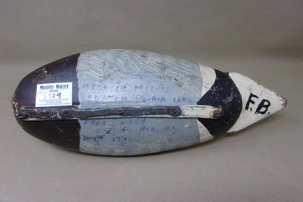 Fred Bailey Mallard Drake, Original Paint, Circa 1940's  (#3729)