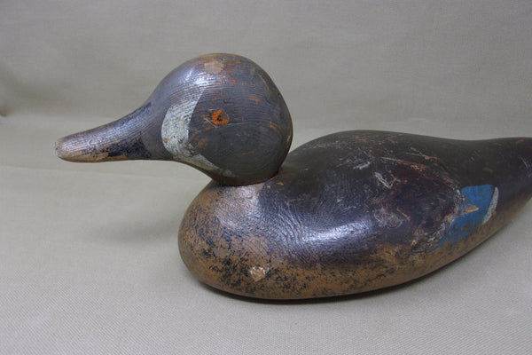 Mason Painted Eye Blue Wing Teal, Original Paint, Circa 1920 (#3750)