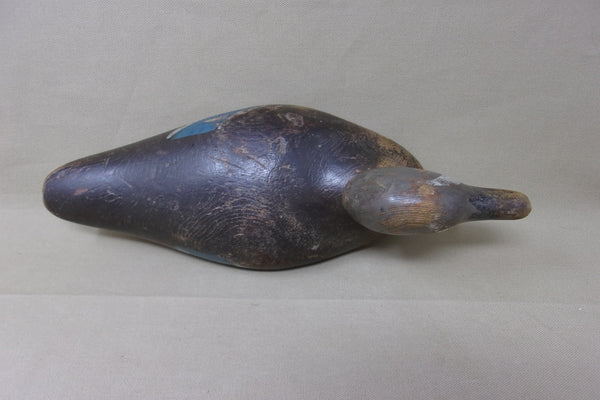 Mason Painted Eye Blue Wing Teal, Original Paint, Circa 1920 (#3750)