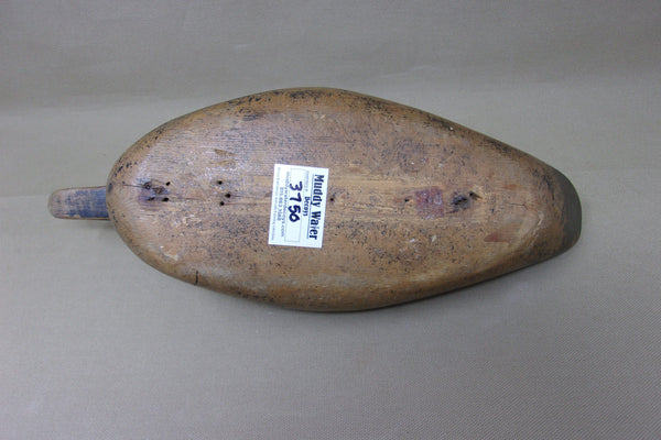 Mason Painted Eye Blue Wing Teal, Original Paint, Circa 1920 (#3750)