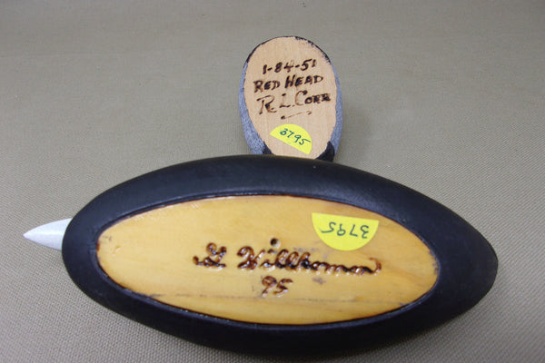 3 Miniature  Ducks - Redhead, Coot, and Loon (#3795)