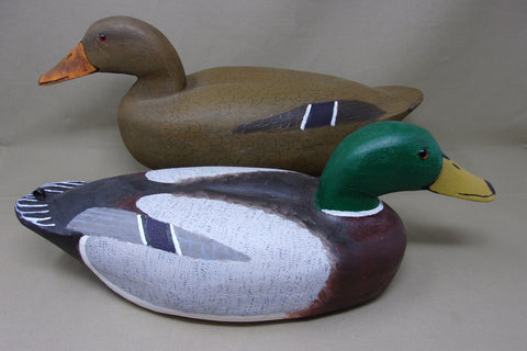 Richard Engleman Mallards Pair, Peru Illinois  (#3803)