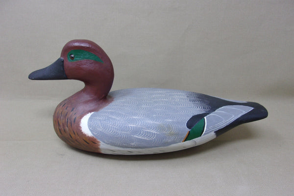 Wilcoxen Green Wing Teal, Painted by Robert Weeks  (#3850)