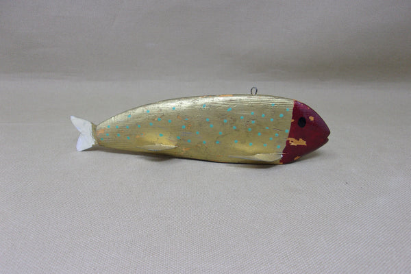 Gold Trout Fish Spearing Decoy  (#3903)