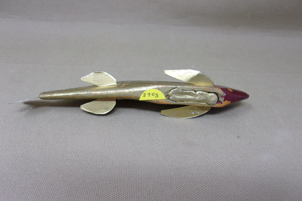 Gold Trout Fish Spearing Decoy  (#3903)