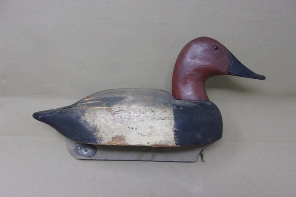 Michigan Pair Canvasbacks, Original Paint, Circa 1930's (#3930)
