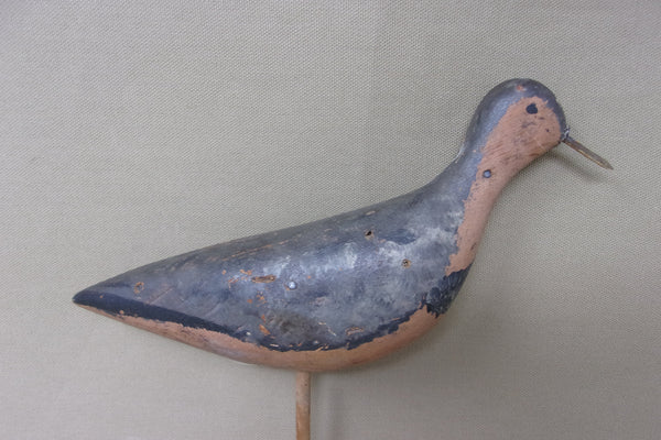 Shorebird Decoy, Iron Bill, Circa 1900's  (#3961)