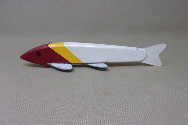 Randall, Red, White, & Yellow Christmas Fish Spearing Decoy (#3996 L)
