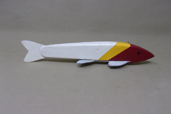 Randall, Red, White, & Yellow Christmas Fish Spearing Decoy (#3996 L)