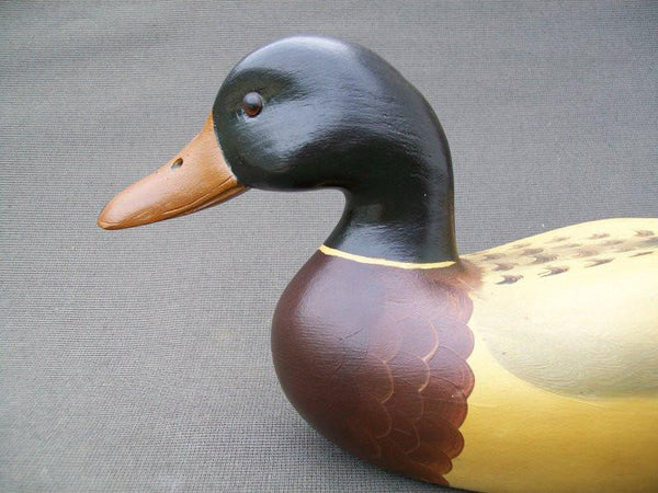 Bob Weeks Full Size Mallard Drake Comb Painting Stamped on Bottom