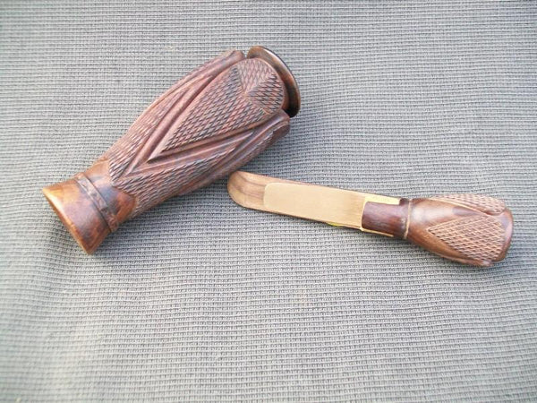 Albert "Sonny" Bignar Checkered Wooden Duck Call